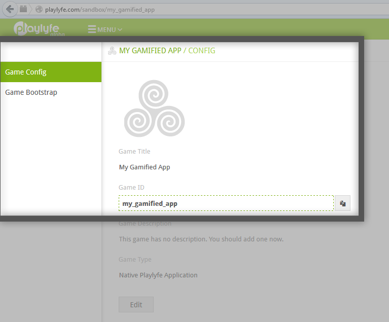 Game Settings Page