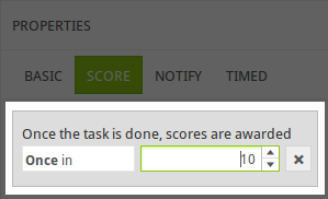 Activity Reward Chance